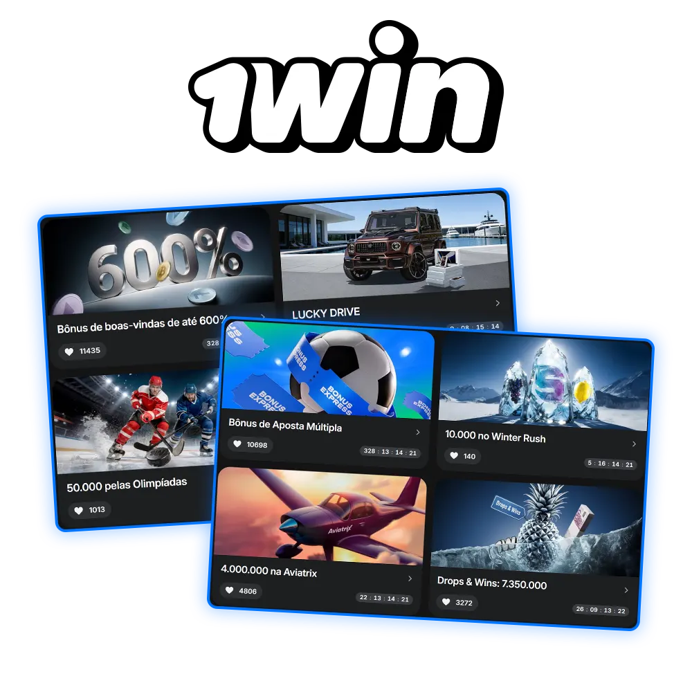 Ative seu 1win bônus de boas-vindas para apostar em esportes online.
