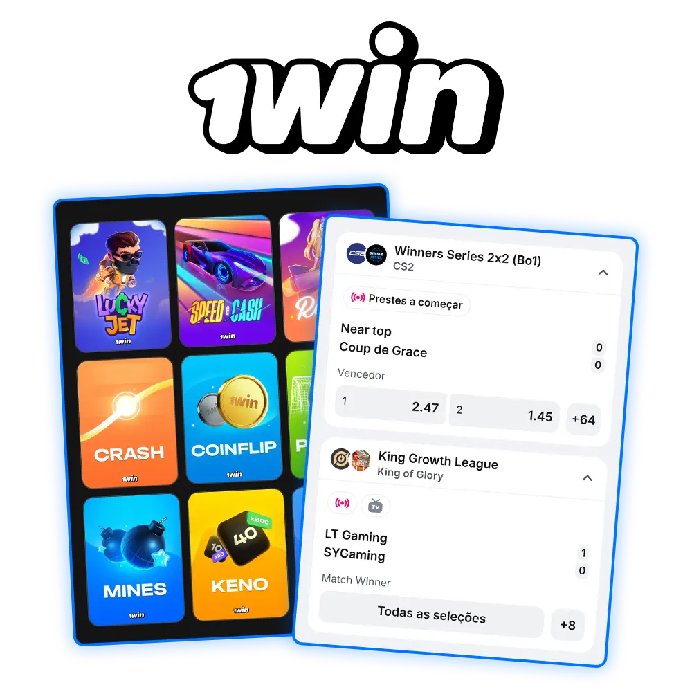Saiba mais sobre o cassino 1win.